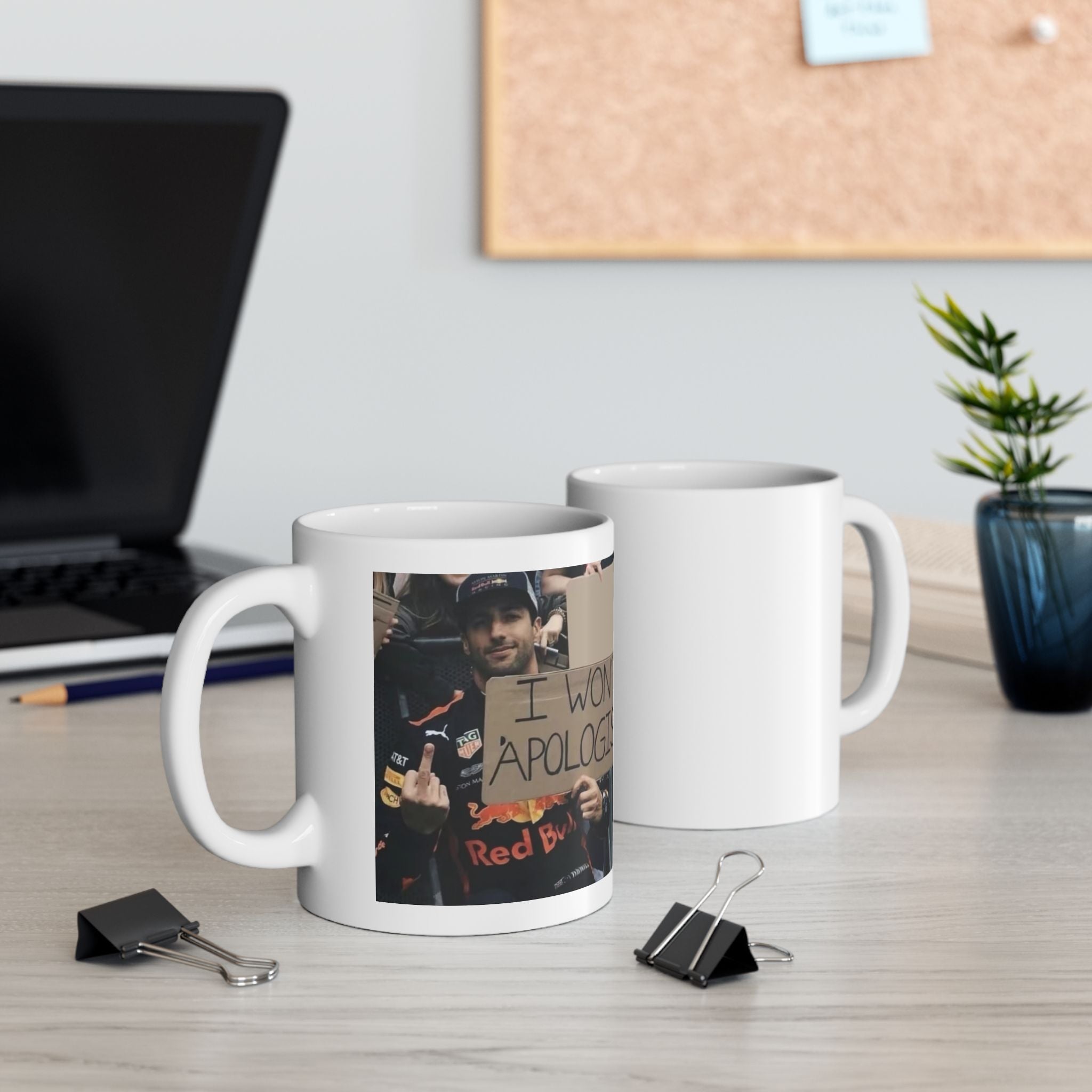 Daniel Ricciardo F1 Meme Mug