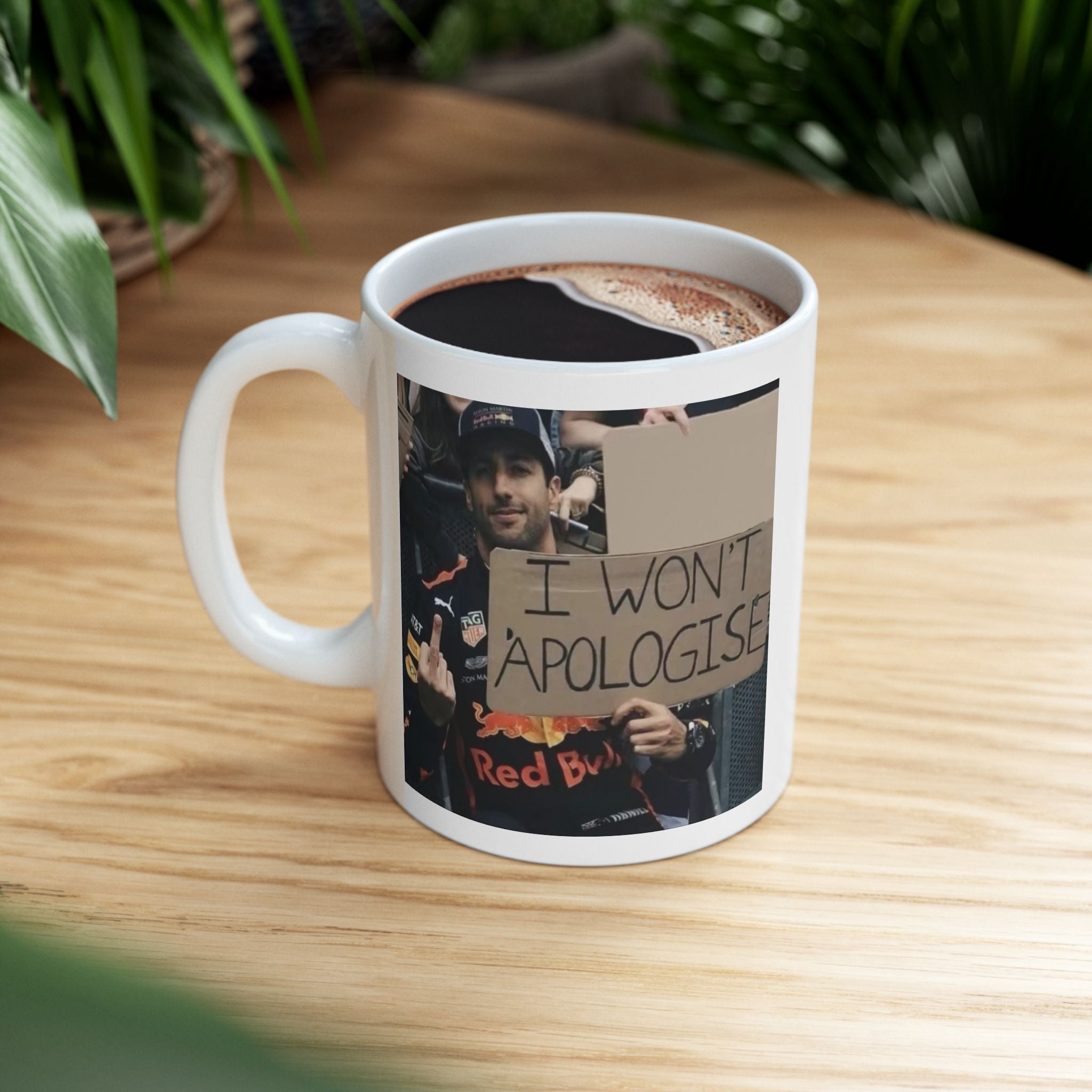 Daniel Ricciardo F1 Meme Mug